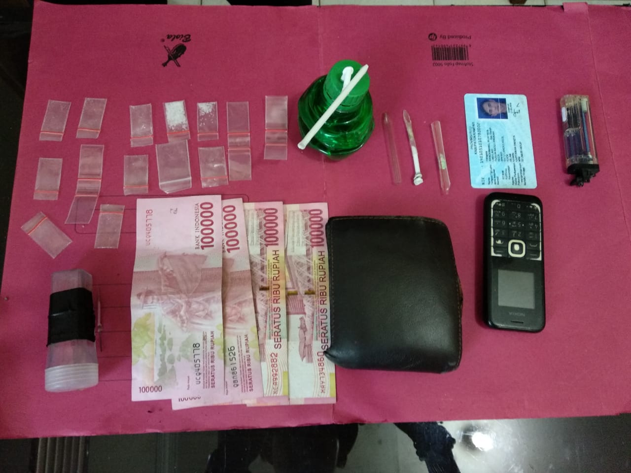 Sat Narkoba Polres Kampar Tangkap Bandar Shabu di Dusun Batu Langka Kecil